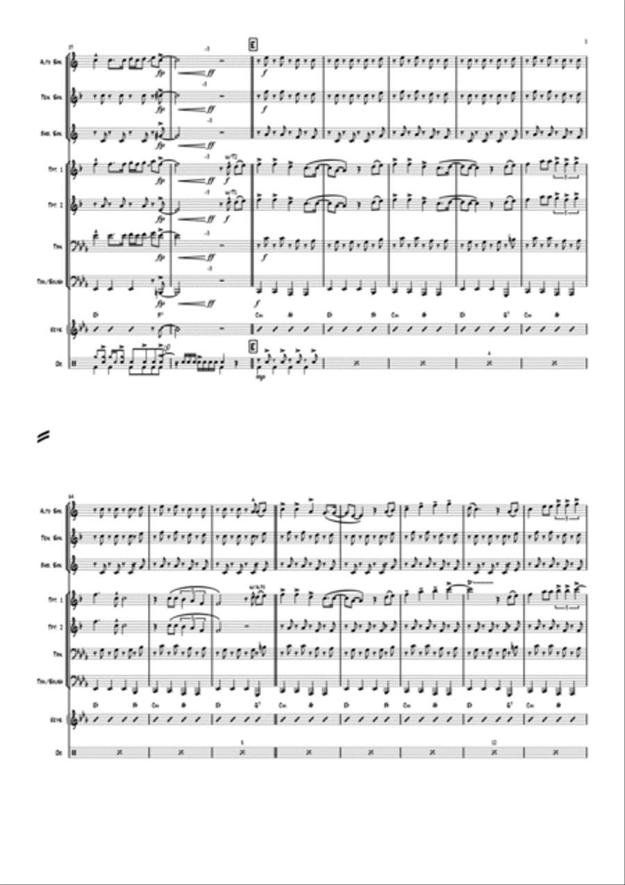 Wake Me Up Large Ensemble scores gallery preview page 5