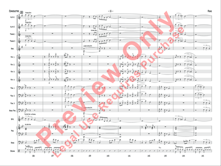 Povo Povo Jazz Ensemble scores gallery preview page 18