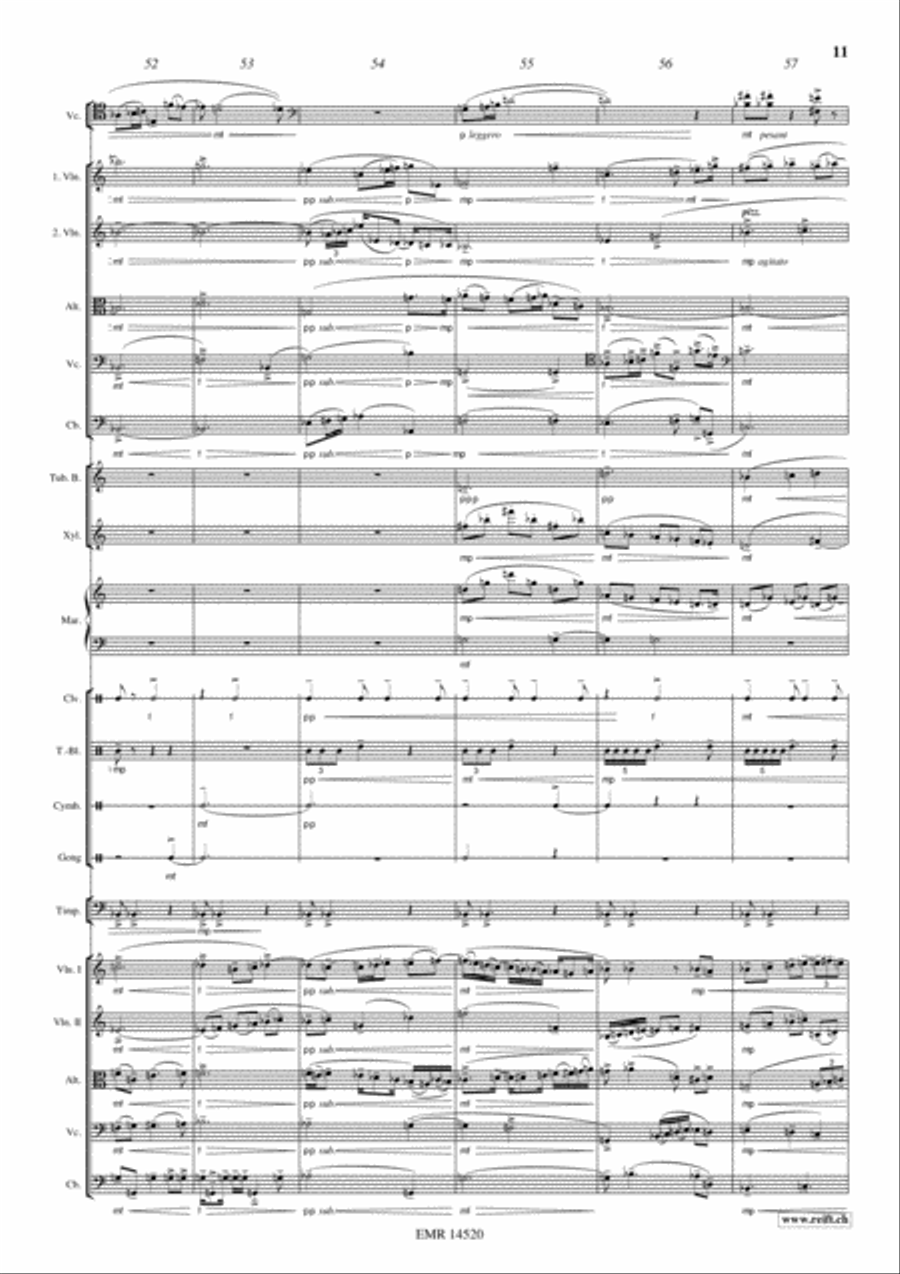 Concerto Mystique Percussion Ensemble scores gallery preview page 11
