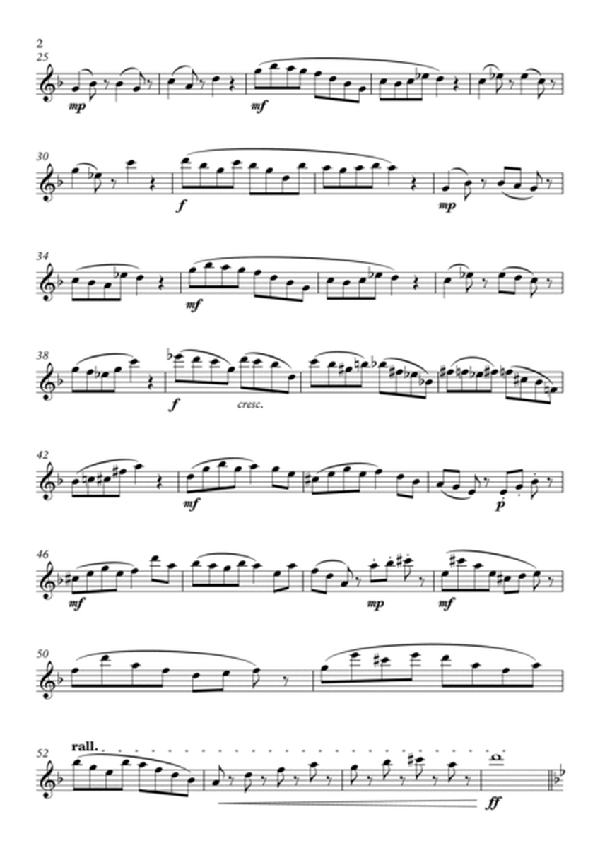 Four Alto Sax Fantasies - Unaccompanied solos image number null