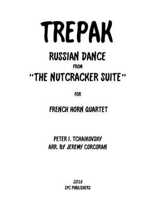 Book cover for Trepak from The Nutcracker Suite for French Horn Quartet