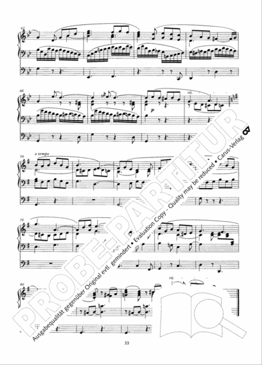 Zwolf Charakterstucke op. 156 Organ Solo scores gallery preview page 34
