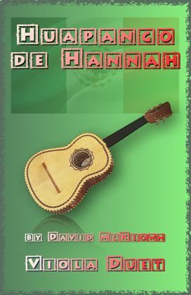 Book cover for Huapango de Hannah, for Viola Duet