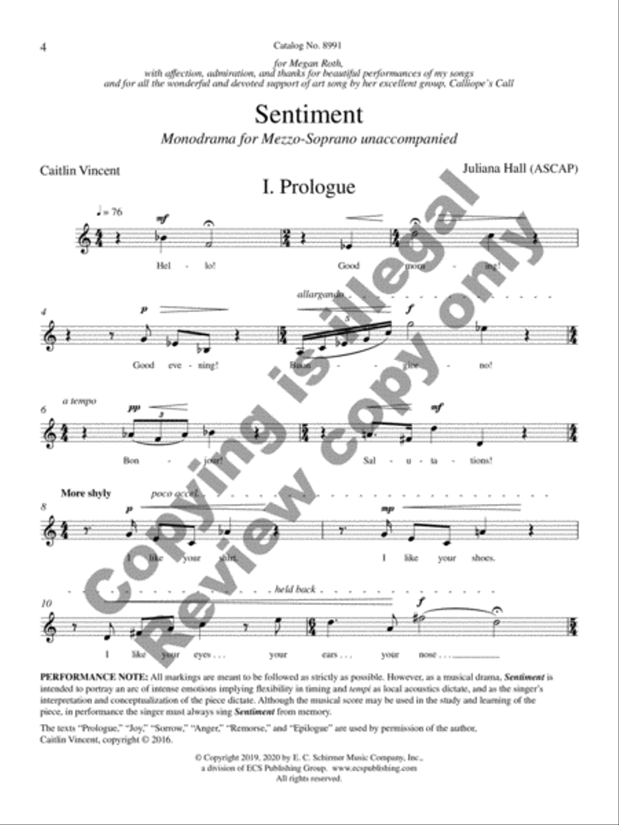 Sentiment A Cappella scores gallery preview page 5