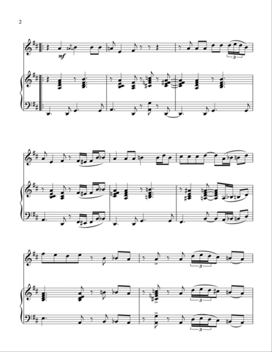 Crying In The Rain Woodwind Duet scores gallery preview page 3