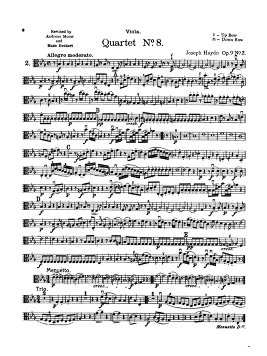 Thirty Celebrated String Quartets, Volume 1