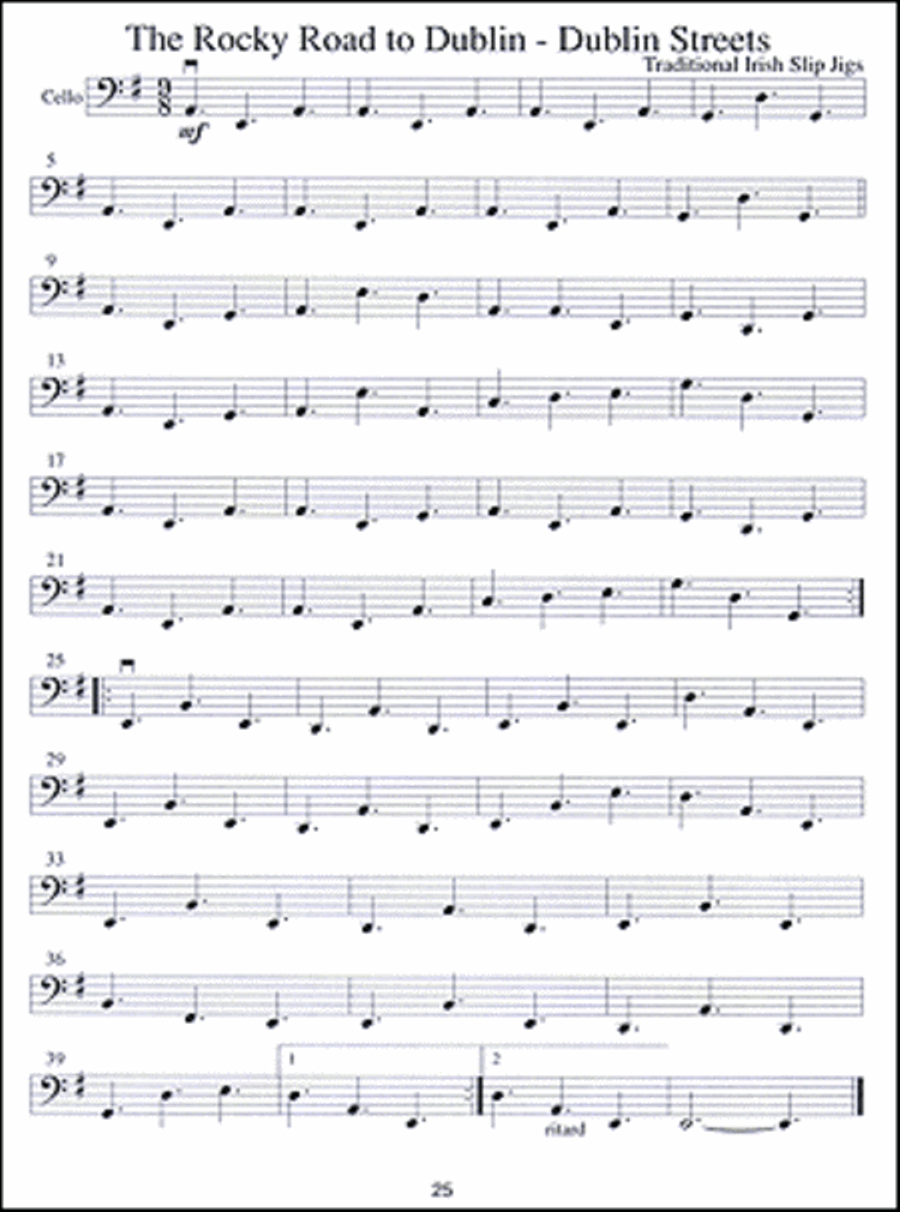 Celtic Fiddle Tunes for Solo and Ensemble - Cello, Bass Double Bass scores gallery preview page 6