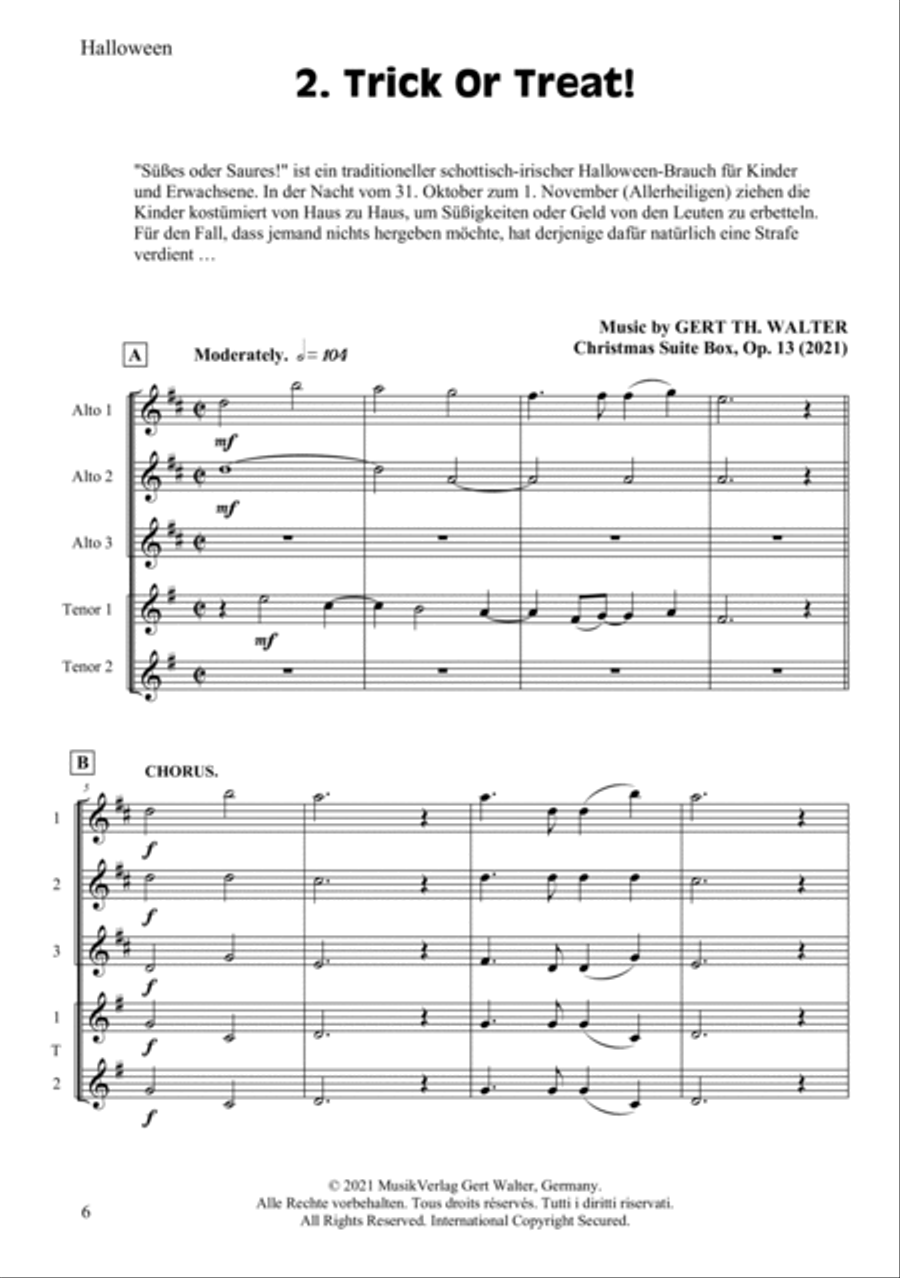 Christmas Suite Box - Score Only Woodwind Quintet scores gallery preview page 4