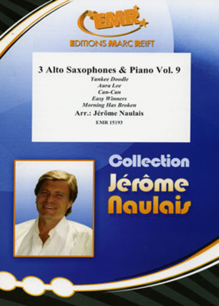 3 Alto Saxophones & Piano Vol. 9 image number null