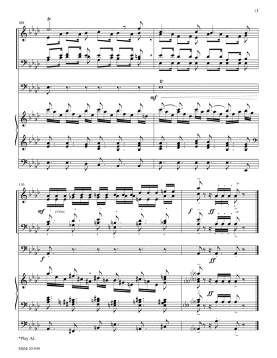 How Firm a Foundation Organ scores gallery preview page 7