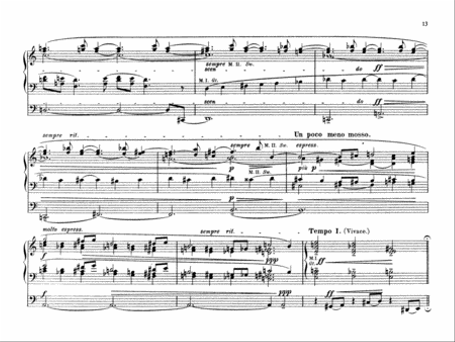 Reger: Organ Works, Op. 59 Organ scores gallery preview page 3