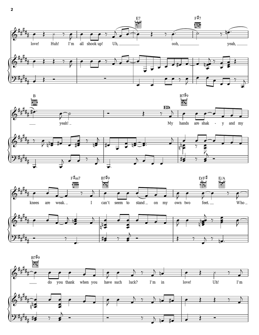 All Shook Up Acoustic Guitar scores gallery preview page 2