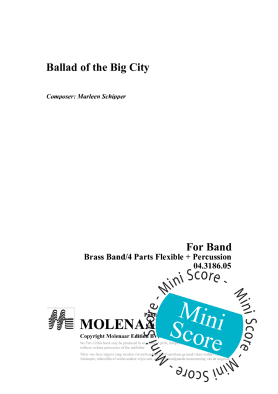 Ballad of the Big City Brass Band scores gallery preview page 3