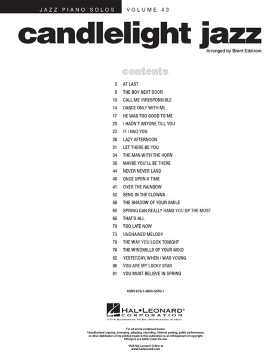 Candlelight Jazz Piano Solo scores gallery preview page 2