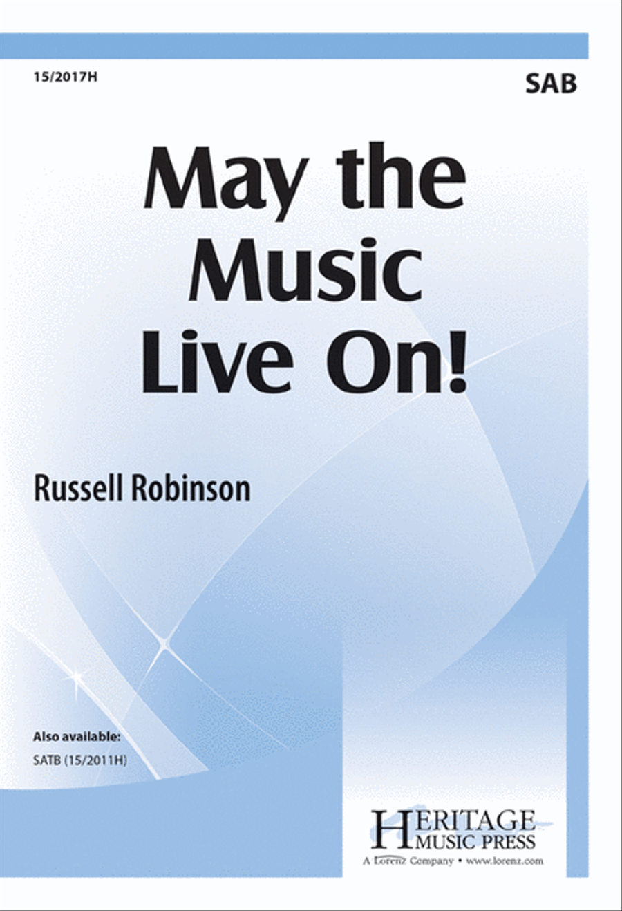 May the Music Live On! 3-Part scores gallery preview page 1