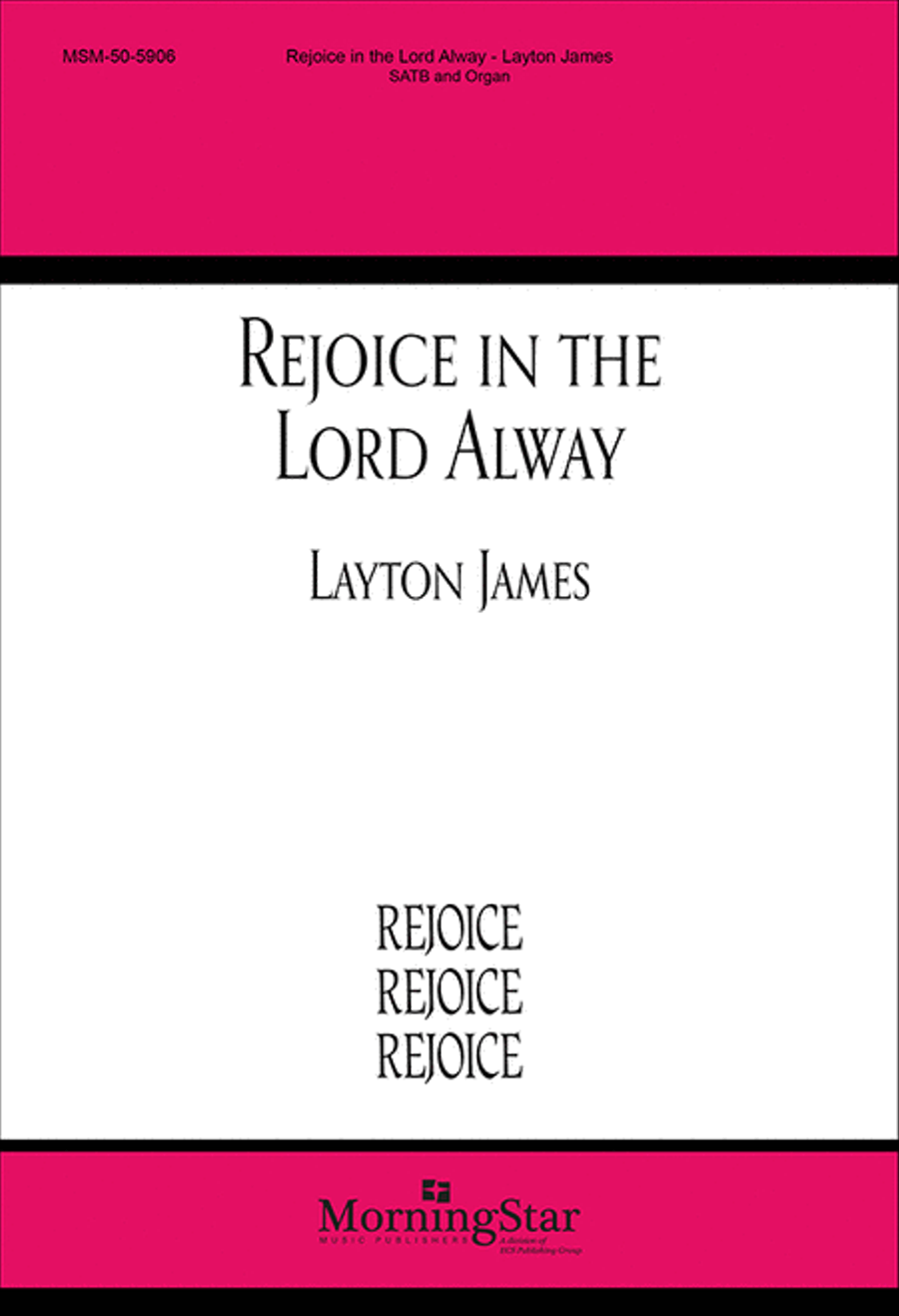 Book cover for Rejoice in the Lord Alway