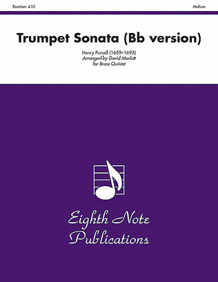 Book cover for Trumpet Sonata (B-flat version)