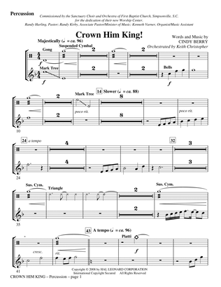 Crown Him King! - Percussion