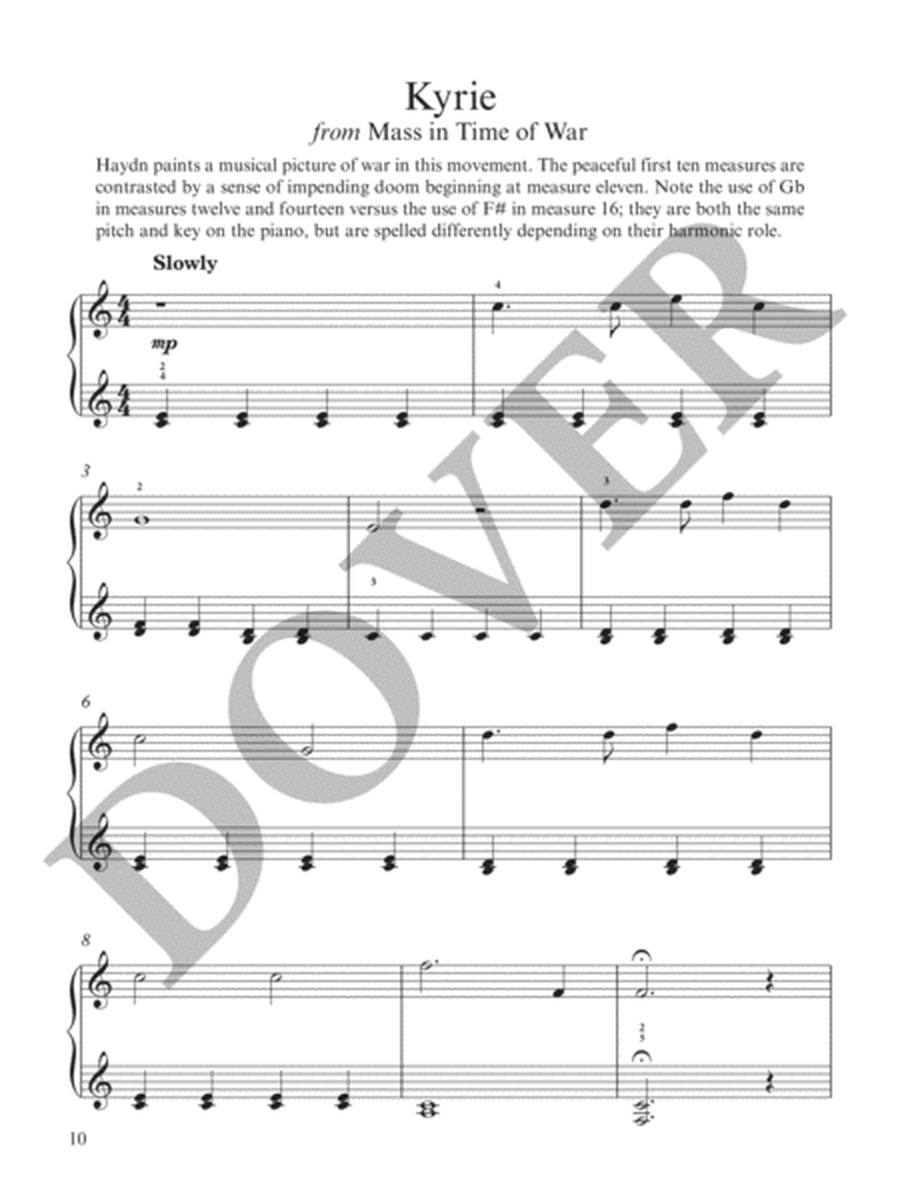A First Book of Haydn -- For The Beginning Pianist with Downloadable MP3s