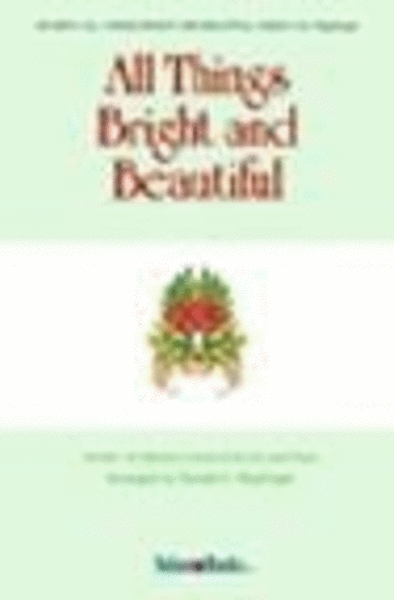 All Things Bright and Beautiful - SSAA image number null
