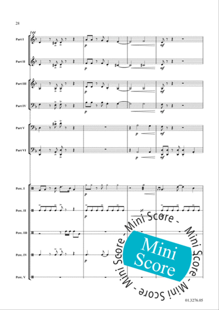 Festivo! Festivo! Concert Band scores gallery preview page 32
