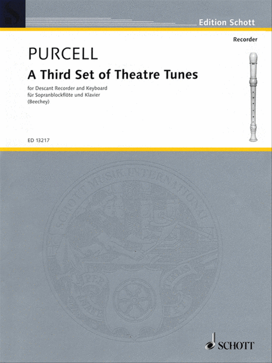 A Third Set of Theatre Tunes Soprano Recorder scores gallery preview page 1