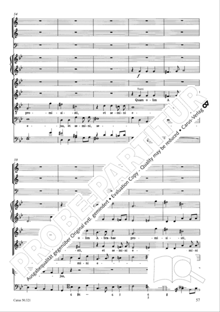 Requiem in C minor 4-Part scores gallery preview page 63