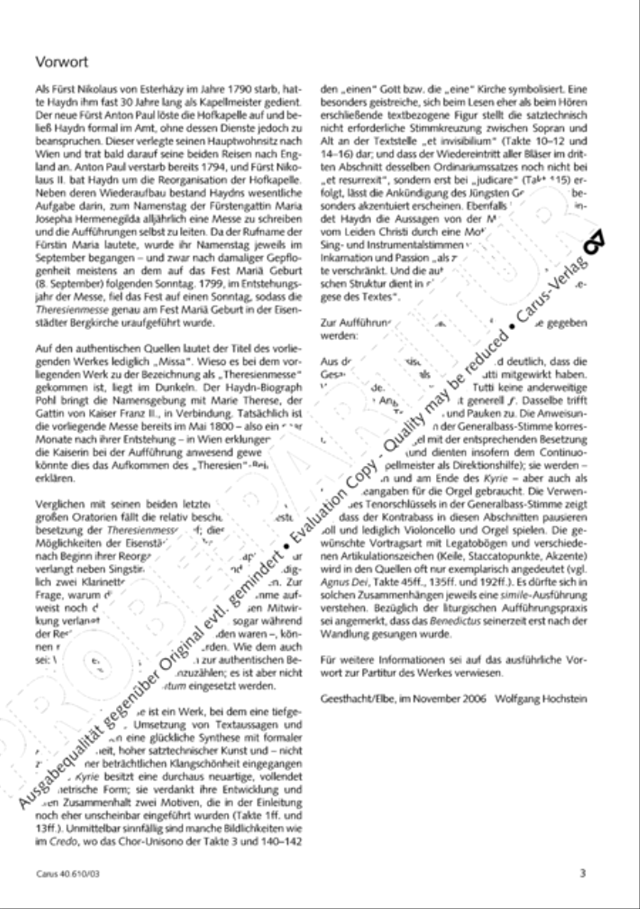 Theresienmesse in B 4-Part scores gallery preview page 4