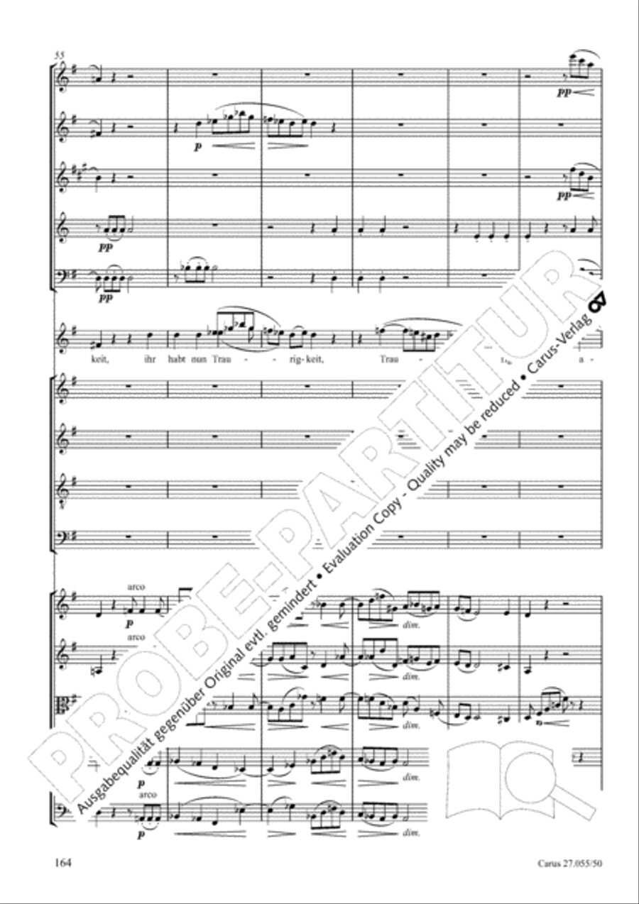 Ein Deutsches Requiem (German Requiem) 4-Part scores gallery preview page 171