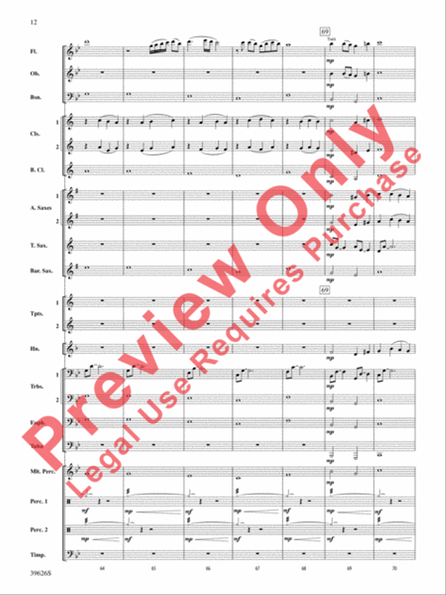 Whiteleaf Hill Whiteleaf Hill Concert Band scores gallery preview page 12