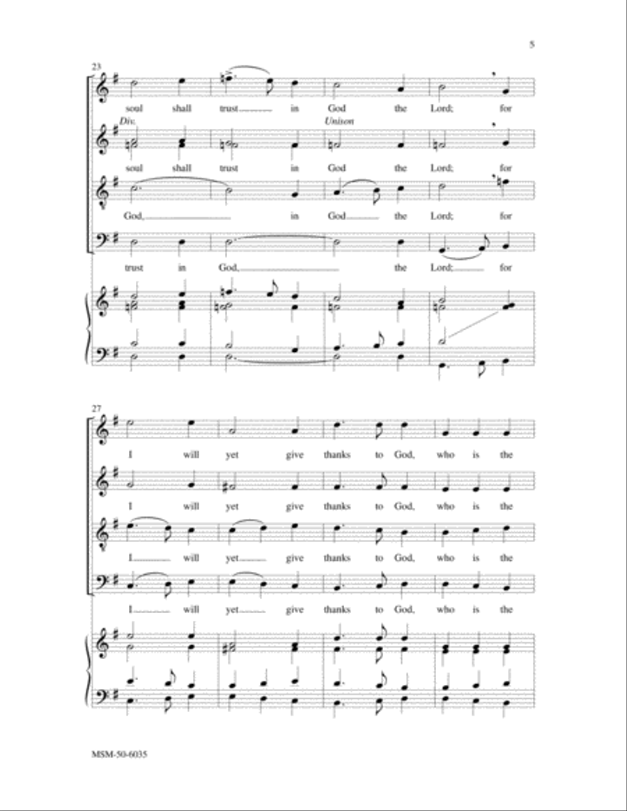 Send Out Thy Light 4-Part scores gallery preview page 4