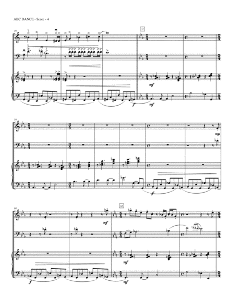 ABC Dance (Piano Trio) ABC Dance (Piano Trio) Piano Trio scores gallery preview page 5