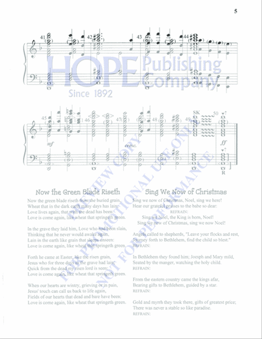 Sing We Now of Christmas 5-Octaves scores gallery preview page 5