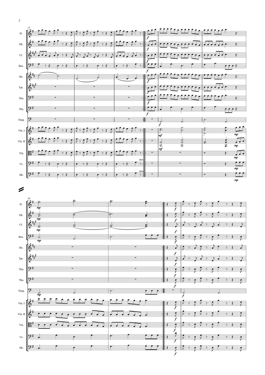 La Raspa Full Orchestra scores gallery preview page 2