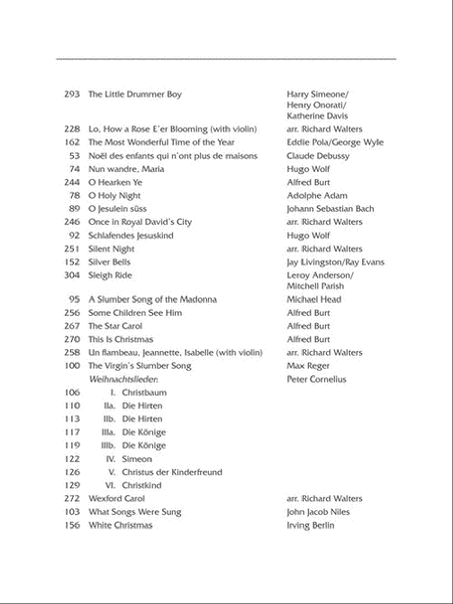 The Christmas Collection High Voice scores gallery preview page 5