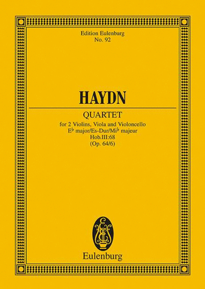 String Quartet Eb major op. 64/6 Hob. III: 68