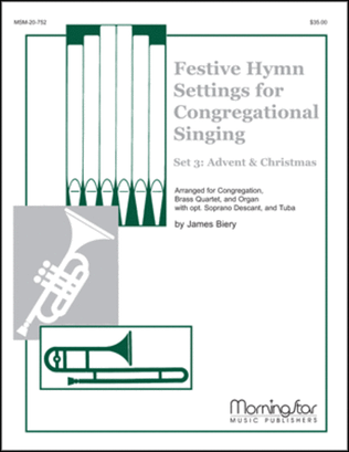 Book cover for Festive Hymn Settings for Congregational Singing Set 3: Advent and Christmas