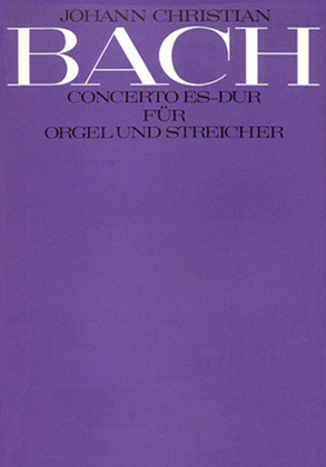 Book cover for Organ Concerto in E flat major (Orgelkonzert in Es)
