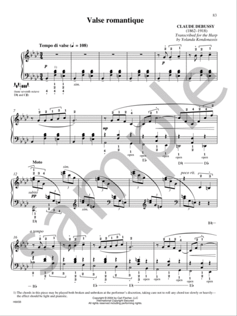 The Yolanda Kondonassis Collection Harp scores gallery preview page 15