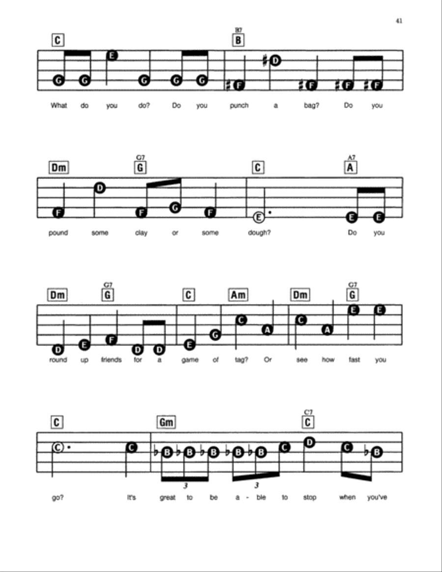 What Do You Do? (from Mister Rogers' Neighborhood) Electronic Keyboard scores gallery preview page 2