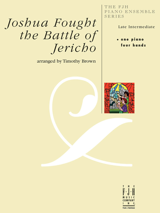 Book cover for Joshua Fought The Battle of Jericho (NFMC)