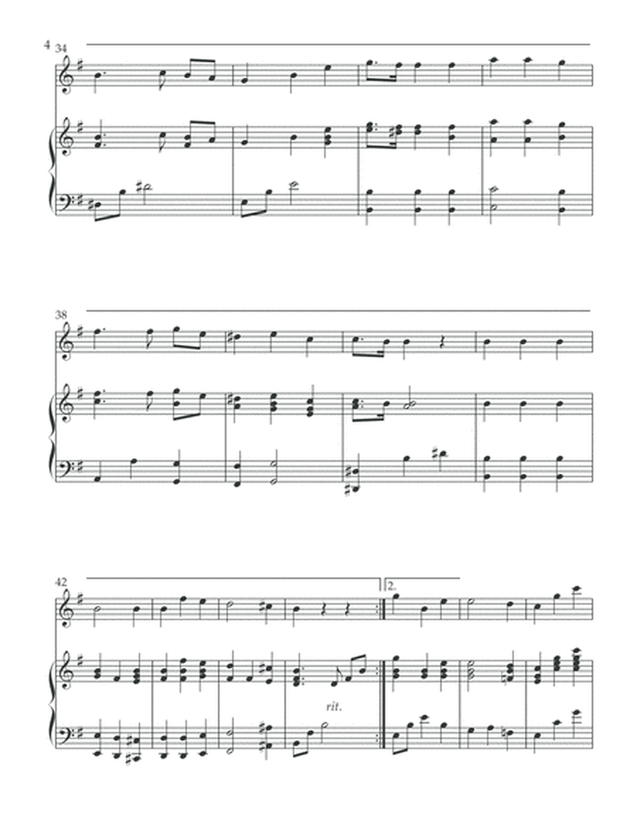 God So Loved the World (Stainer) Intermediate Flute/Piano and Flute Part image number null