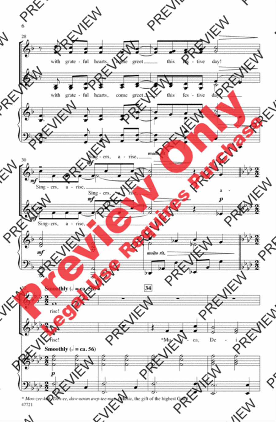 Singers, Arise! Women's Choir scores gallery preview page 6