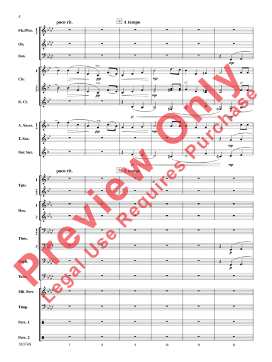 The Star-Spangled Banner Concert Band scores gallery preview page 4