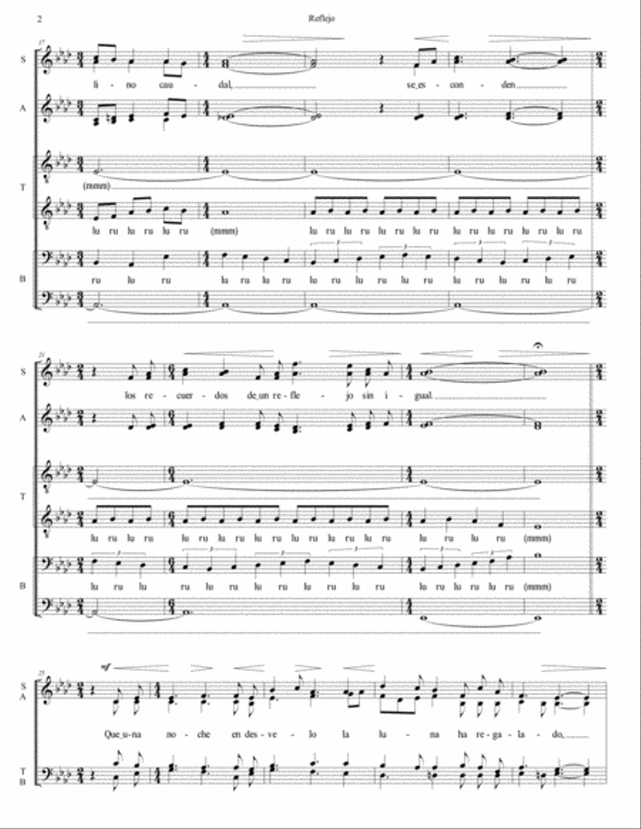 Reflejo 4-Part scores gallery preview page 4