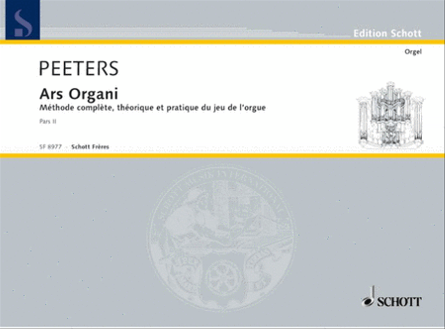 Ars Organi: Complete Theoretical And Practical Method For Organ Playing Vol. 2 Organ scores gallery preview page 1