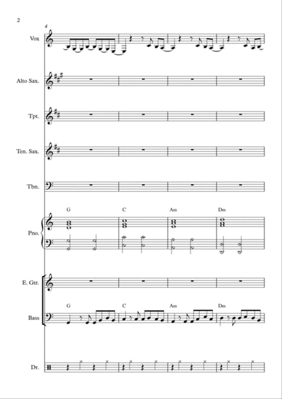 Flowers Voice scores gallery preview page 2