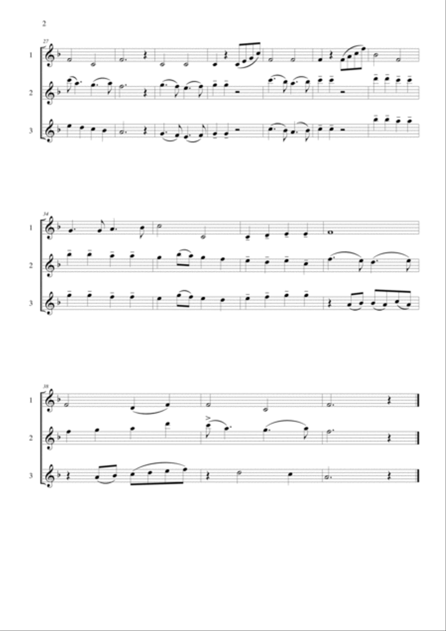 15 easy flute trios Flute Trio scores gallery preview page 6