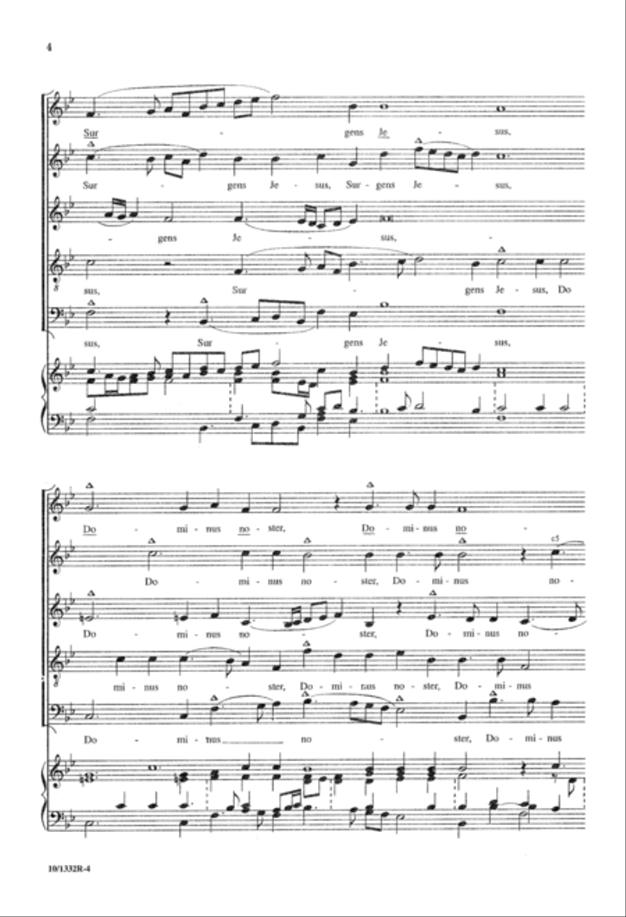 Surgens Jesus Surgens Jesus Divisi scores gallery preview page 4