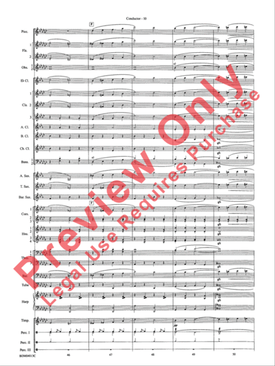 Nobles of the Mystic Shrine (March) Concert Band scores gallery preview page 13